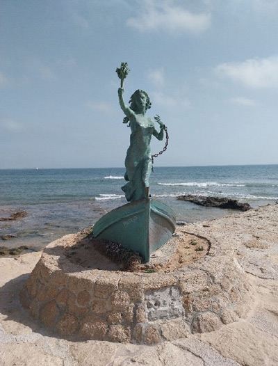 fig.1Sculpture de la Liberté, Rota, 2022.
