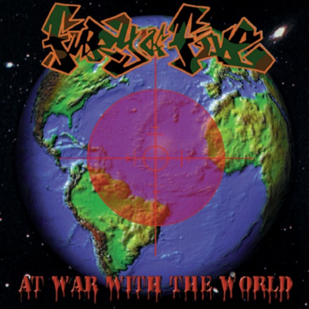 La cover de At War with the World (1998) du
    groupe hardcore Fury of Five